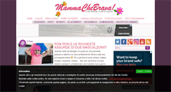 Desktop Screenshot of mammachebrava.com