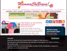 Tablet Screenshot of mammachebrava.com